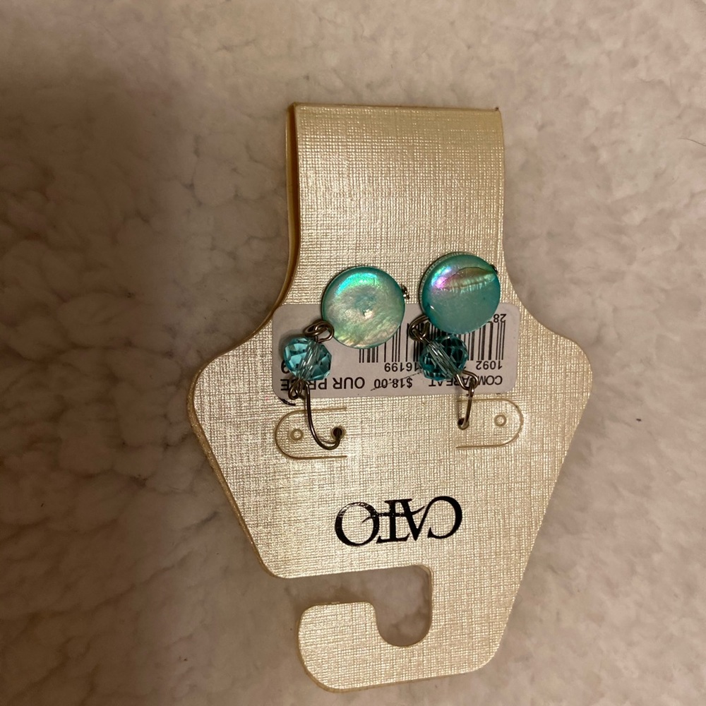 Blue Drop Earrings